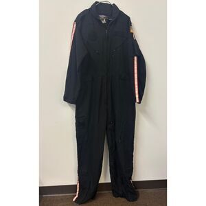Gibson & Barnes Flight Suit Coveralls Nomex III 48 Tall Navy Air Force Flame Res